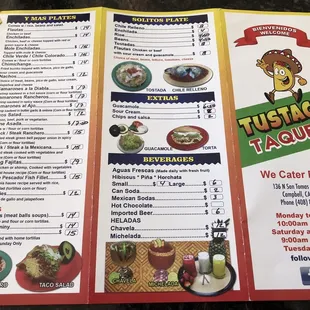 Menu July 2022