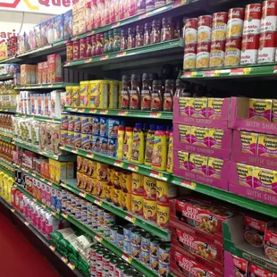 Canned &amp; dry foods etc.