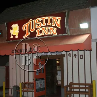 the front of the restaurant