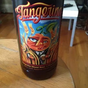 a bottle of tangerine