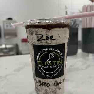 Oreo Cheesecake Protein Shake