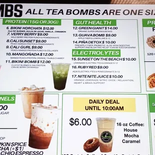 Updated Menu as Jan 2025