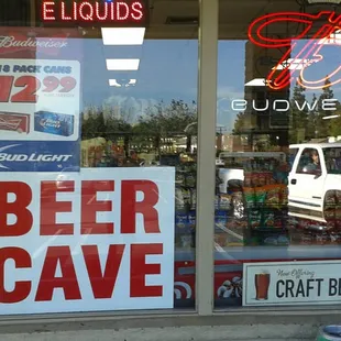 a beer cave