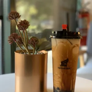 Salted Caramel Milk Tea
