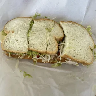 3 sandwiches.