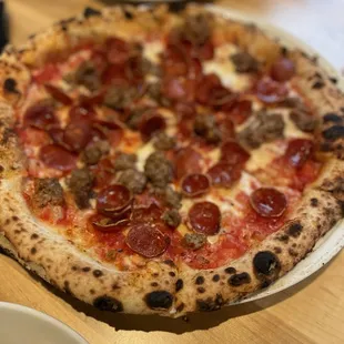 Pepperoni and sausage