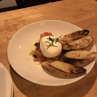 Burrata with Peperonata