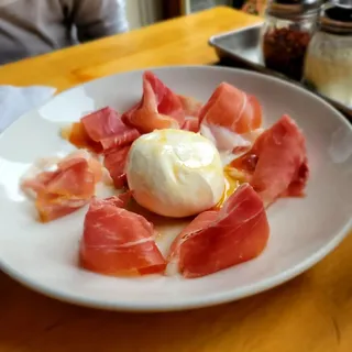 Prosciutto and burrata