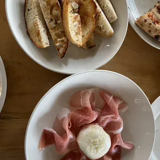 Prosciutto and burrata