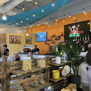 Interior from the line