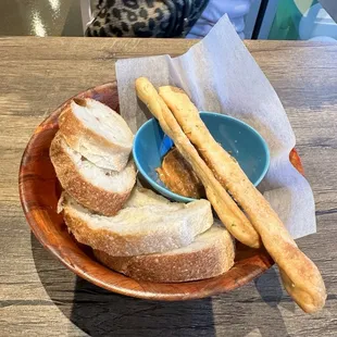 Free bread appetizer