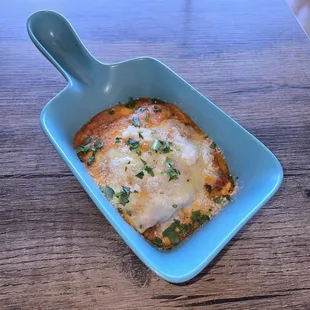 Sicilian Lasagna.  I would like more meat in this dish but it is still tasty and a large portion ( 7.4/10 )