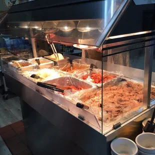 Always a buffet going on.