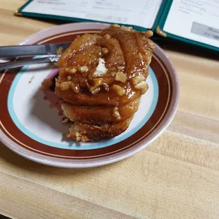 Caramel Pecan Roll - so good I initially forgot to take a picture