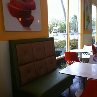 the interior of a restaurant