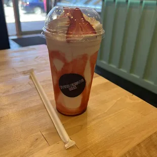 Strawberry milkshake