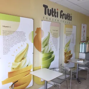 tables and chairs in a restaurant