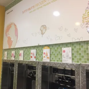 a row of vending machines