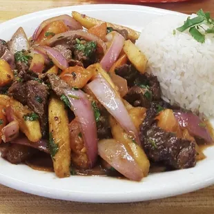 Sauteed loin / look salteado