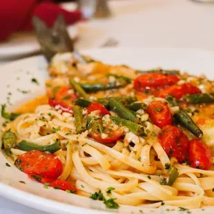 a plate of pasta