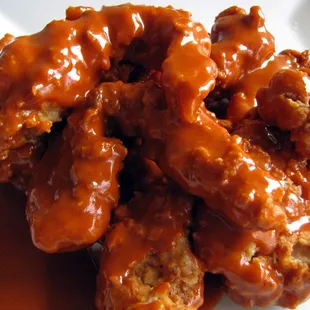 In house boneless wings. Delish!