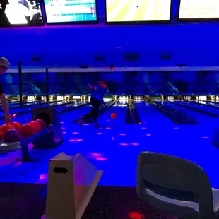 Woohoo! They've got cosmic bowling!