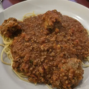 Spaghetti and Meatballs