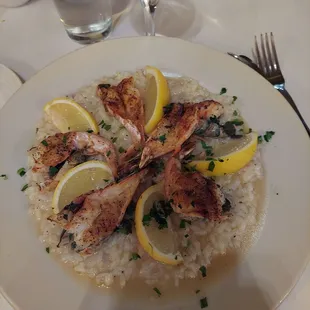 I had risotto with shrimps very yummy