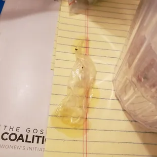 Plastic found on top of Chicken Picatta