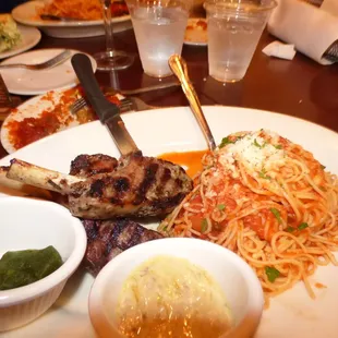 Lamb Chops &amp; Pasta
