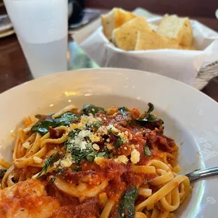 Truffle Shrimp Pasta