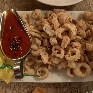 Calamari Fritti with Piccante Marina