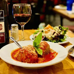Meatball Side. 2 meatballs to an order.