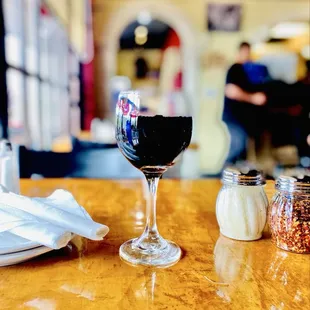 Now available! Pinot Noir by the glass OuiOui Merry Christmas to moi Cheers!