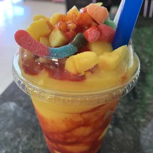 Mango Molida with candy