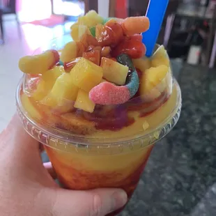 Mango Molida with candy