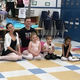 Photo with Deuce from Good Day Sacramento.  Clarity is holding the mic!