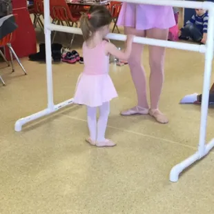 First time on barre.