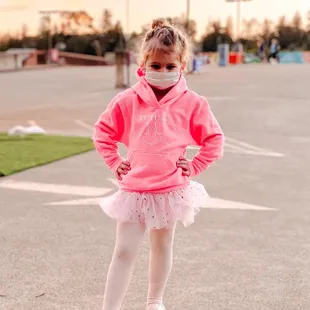 We're twirling outdoors!