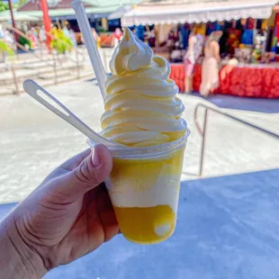 Pineapple whip float