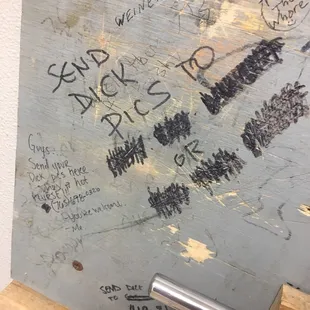 graffiti on the wall