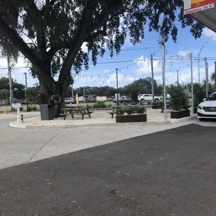 Outdoor sitting area