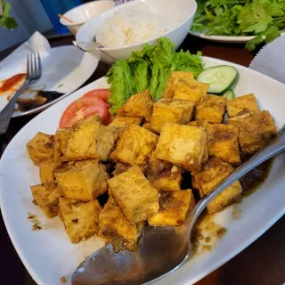 Tofu Sauteed with Lemongrass