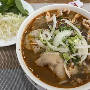 Spicy Beef Broth- Bun bo hue nuoc leo