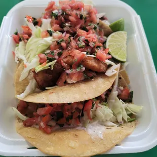 Wednesday Fish tacos daily specials