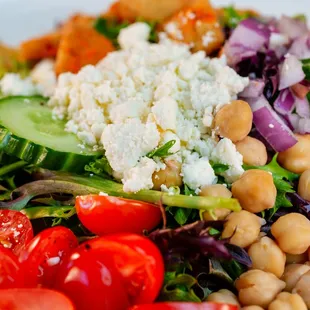 a plate of salad