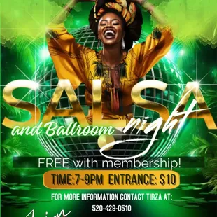 TW Dance Studio offers weekly Salsa dance nights! Please check the schedule on our website for availability or call (520) 429-0510!