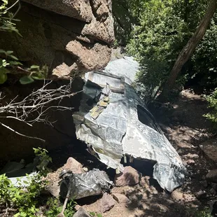 A small sample of the debris