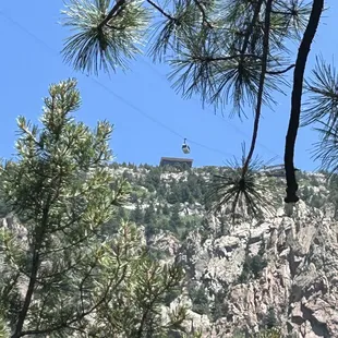 When the tram is directly overhead you are essentially at the crash site