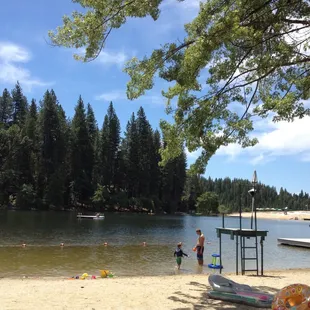 The lake on a hot summer day!